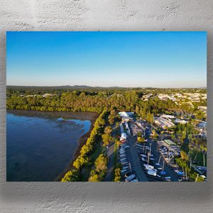Aerial View of Inspiration Point Manly And Boat Harbour Brisbane Australia Photo Download