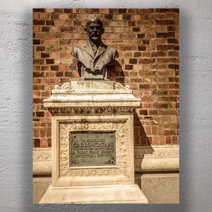 Carlo Catani Memorial Bust Historic Tribute in St Kilda Melbourne Photo Download