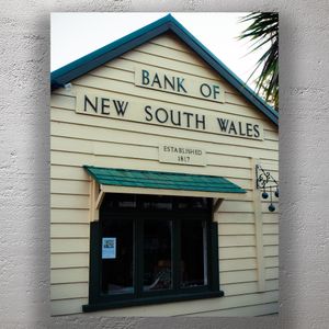 Historic Bank of New South Wales Building Facade Established 1817 Photo Download