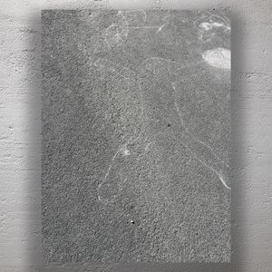 Chalk Outline on Asphalt Urban Street Art on Pavement Texture Photo Download