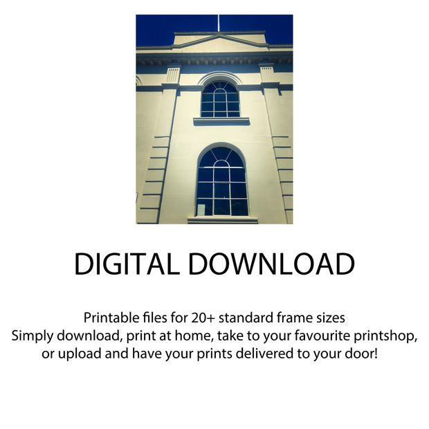 Elegant Neoclassical Architecture with Arched Windows Historic Building Photo Download