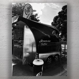 Streetwise Coffee Cart Mobile Espresso Trailer in Black and Chrome Photo Download