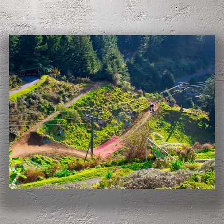 Rotorua Mountain Bike Park Scenic Chairlift and Trail View Adventure New Zealand Photo Download