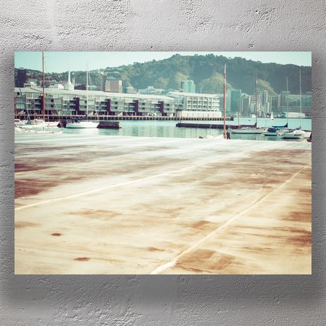 Waterfront Marina in Wellington with Yachts and Modern Architecture Photo Download