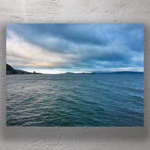 Moody Morning Over Wellington Harbour from Days Bay Scenic Coastal Landscape Photo Download