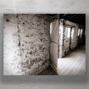 Rustic Barn Interior with Open Door Vintage Rural Architecture Photo Download