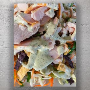Creamy Chicken Salad with Ranch Dressing and Crunchy Veggies Photo Download