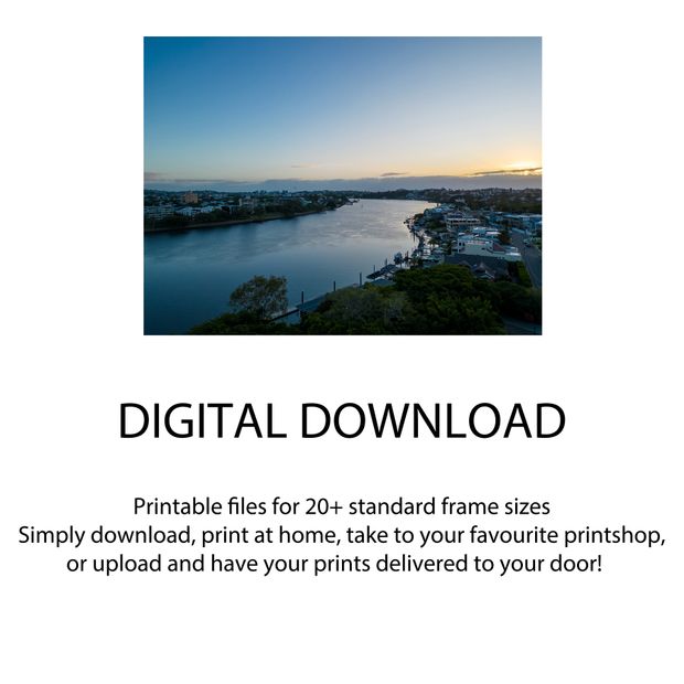 Brisbane River at Dawn A Stunning Aerial View of Queenslands Scenic Waterfront Photo Download