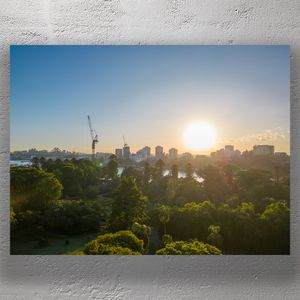 Sunrise Over Brisbane City and Botanic Gardens Photo Download
