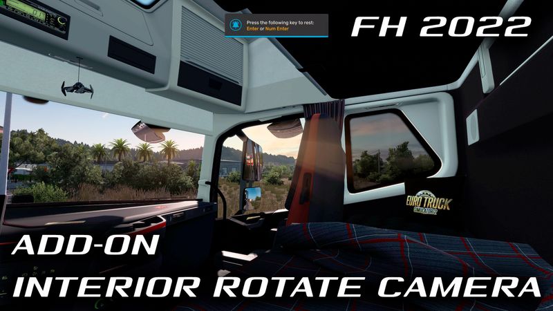 Volvo FH2022 Addon support for the Interior Rotate Camera