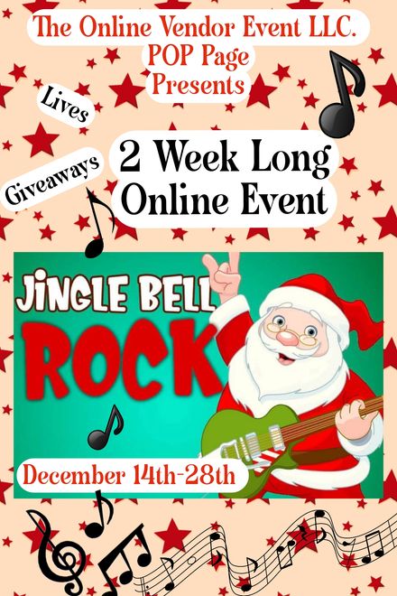 POP December 14th-28th 2 Week Long Online Vendor Event 2025        