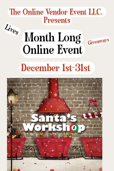 US December 1st-31st Month Long Online Vendor Event 2025                        