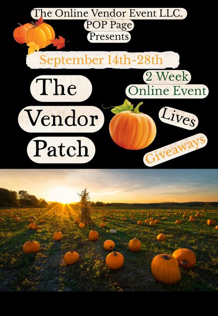 POP September 14th-28th 2 Week Long Online Vendor Event          