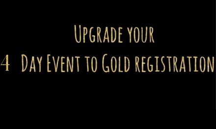 Upgrade to Gold Registration for $10 additional
