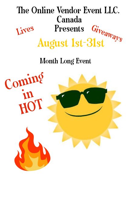 2026 Canada August 1st-31st Month Long Online Event                  
