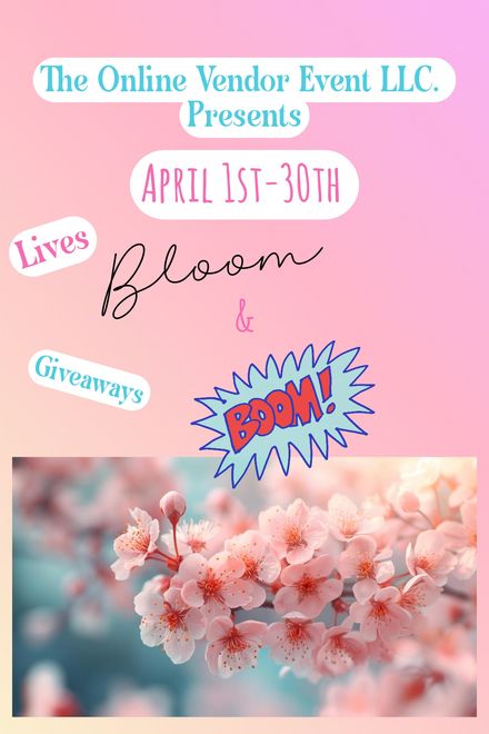 US April 1st-30th Month Long Online Vendor Event 2026                 