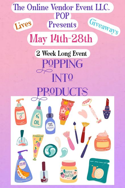 POP May 14th-28th 2 Week Long Online Vendor Event 2026   