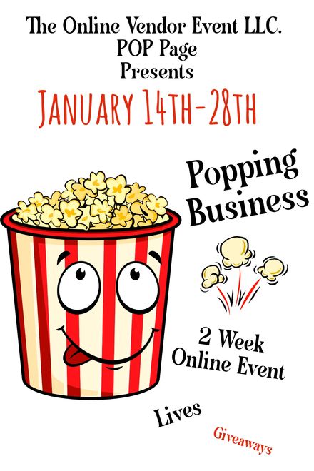 POP January 14th-28th 2 Week Long Online Vendor Event 2026    