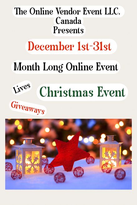 Canada December 1st-31st Month Long Online Event                 