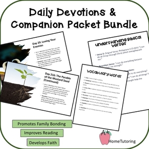 Daily Devotionals for Children &amp; Companion Packet Bundle