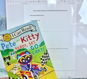 Pete the Kitty: Ready, Set, Go-Cart Extension Activities for Home