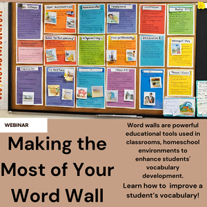 On Demand Educational Webinar: Making the Most of Your Word Wall