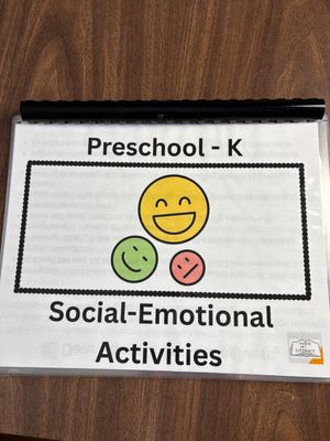 Faith in Literacy Social-Emotional Learning SEL Activities Book for Preschoolers &amp; Kindergarteners 