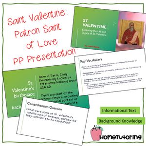 St. Valentine - Patron Saint of Love PowerPoint Presentation (Valentine&#x27;s Day)