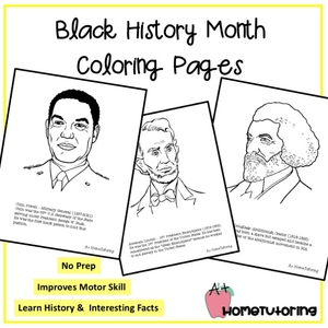 Black History Month Coloring Packet