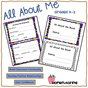 All About Me Packet Gr. K-2