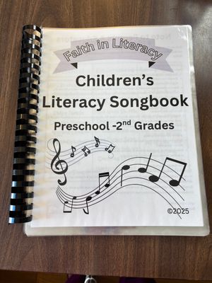 Children&#x27;s Literacy Song Book For PK-2nd Graders
