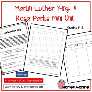 Martin Luther King &amp; Rosa Parks Mini Unit