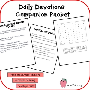 Daily Devotions Companion Packet for Children