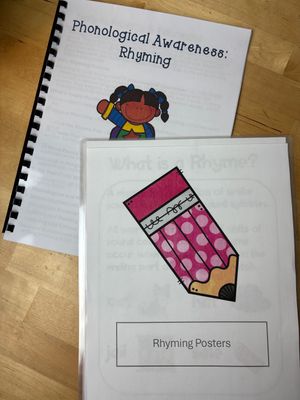 Phonological Awareness: Rhyming Activities Set