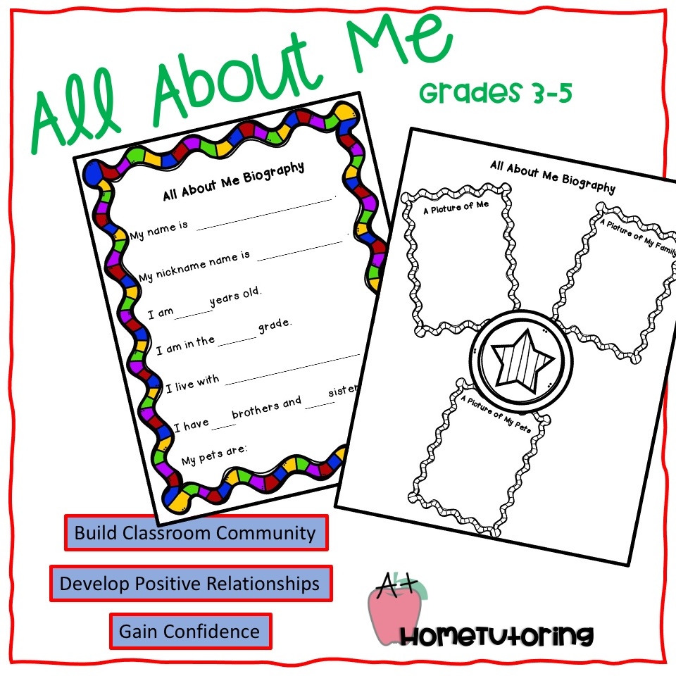 All About Me Packet Gr. 3-5