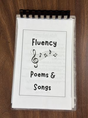 Fluency Poems &amp; Songs for Children Preschool, 1st-2nd Grades, &amp; Kindergarten