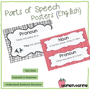 Parts of Speech Posters