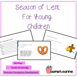 Lenten Season for Children K-3