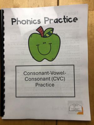 Phonics CVC Practice Workbook - Master CVC Words with Interactive Activities, Workbook