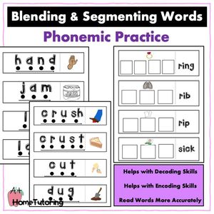 Blending &amp; Segmenting Words Activity Packet