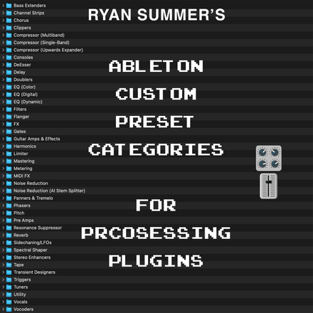 Ableton Custom Preset Categories (For Processing Plugins)