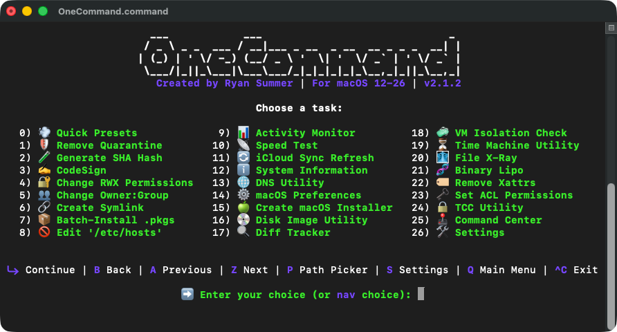 macOS Utilities