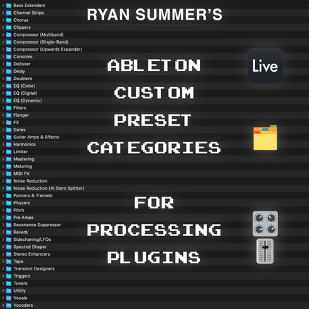 Ableton Custom Preset Categories (For Processing Plugins)