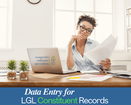 Data Entry for LGL Constituent Records - Policy &amp; Procedure Template