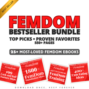 💋 FemDom Bestseller Bundle — 25 Top Titles • Instant Download