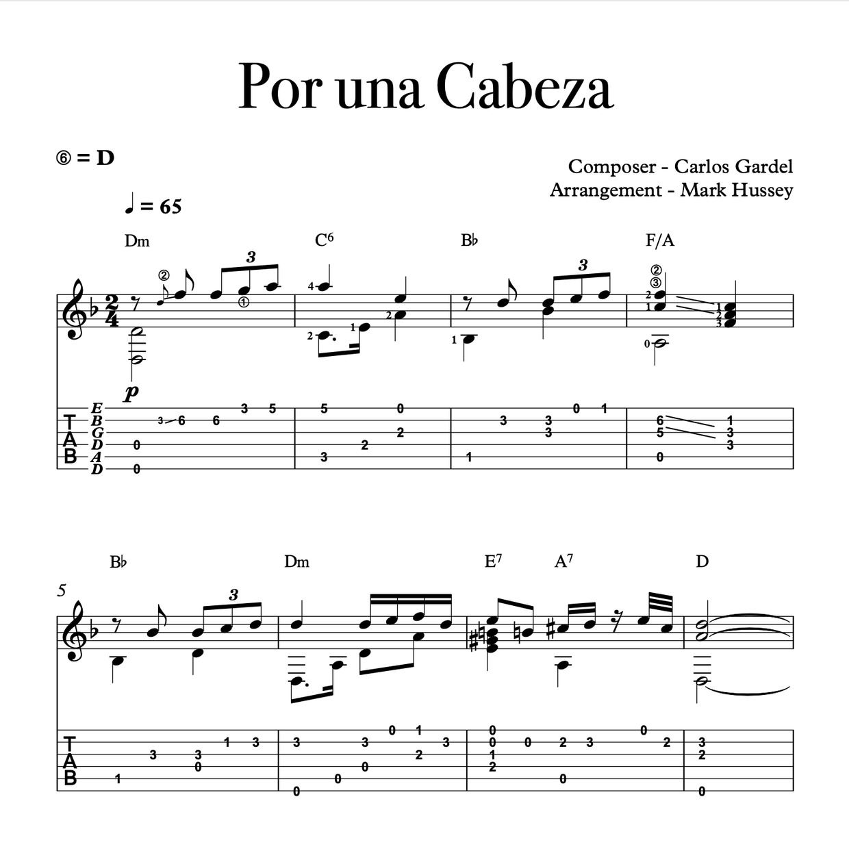 CARLOS GARDEL POR UNA CABEZA TAB A Z GUITAR TABS PDF intelligence overview
