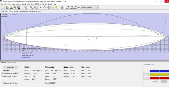 Surfboard CAD software download tutorial video