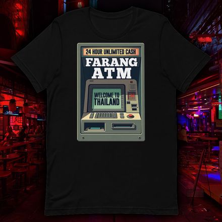 Farang ATM Funny Thailand T-Shirt