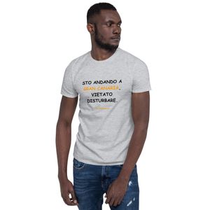 T-shirt in nero: Sto andando a Gran Canaria, vietato disturbare.