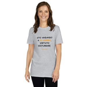 T-shirt in nero: Sto andando a El Hierro, vietato disturbare.
